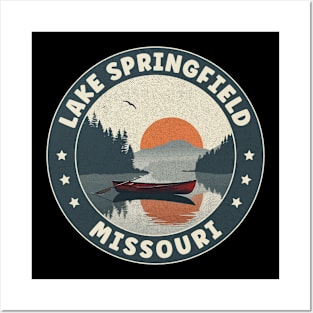 Lake Springfield Missouri Sunset Posters and Art